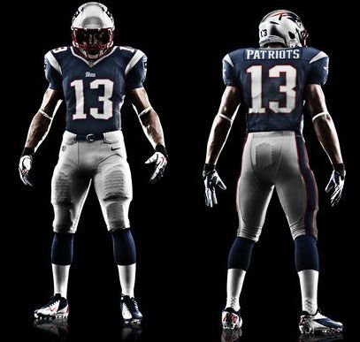 Nike 2012 New England Patriots uniforms