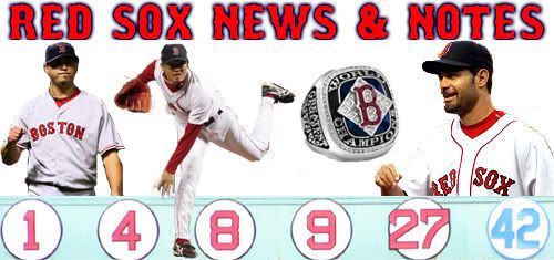 Red Sox News & Notes @ SOX & Dawgs