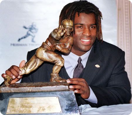 Ricky Williams and his Heisman