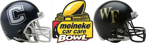 UConn vs Wake Forest in the Meineke Car Care Bowl