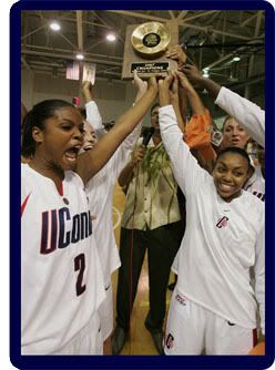 UConn women celebrate their championship - AP