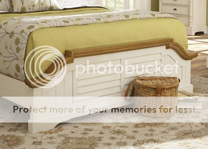 NEW Traditional Cottage White & Brown Bedroom Furniture ...