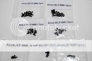 62 NEW LAPTOP SCREWS COMPAQ DELL HEWLETT PACKARD  