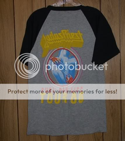 Judas Priest Concert Tour T Shirt Vintage 1986 Rare  