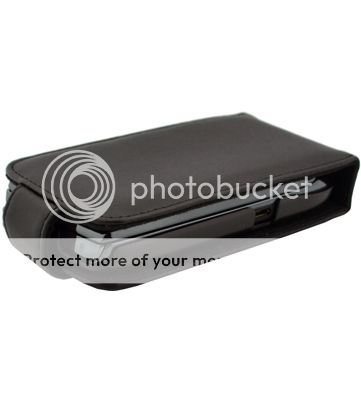 BlackBerry Torch 9800 Black Leather Case Cover Holder  