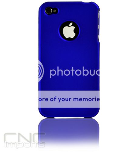 ULTRA SLIM HARD SNAP CASE BUMPER COVER BLUE for Apple iPhone 4 4S 4G 