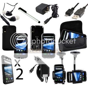 11pc Accessory Bundle USB LCD Case For Motorola Atrix 4G MB860  