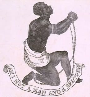 A black men in chains