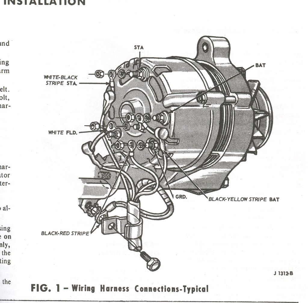 1967 Ford mustang alternator wiring #5