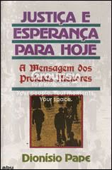 Capa de Justiça e Esperança para Hoje A Mensagem dos Profetas Menores
